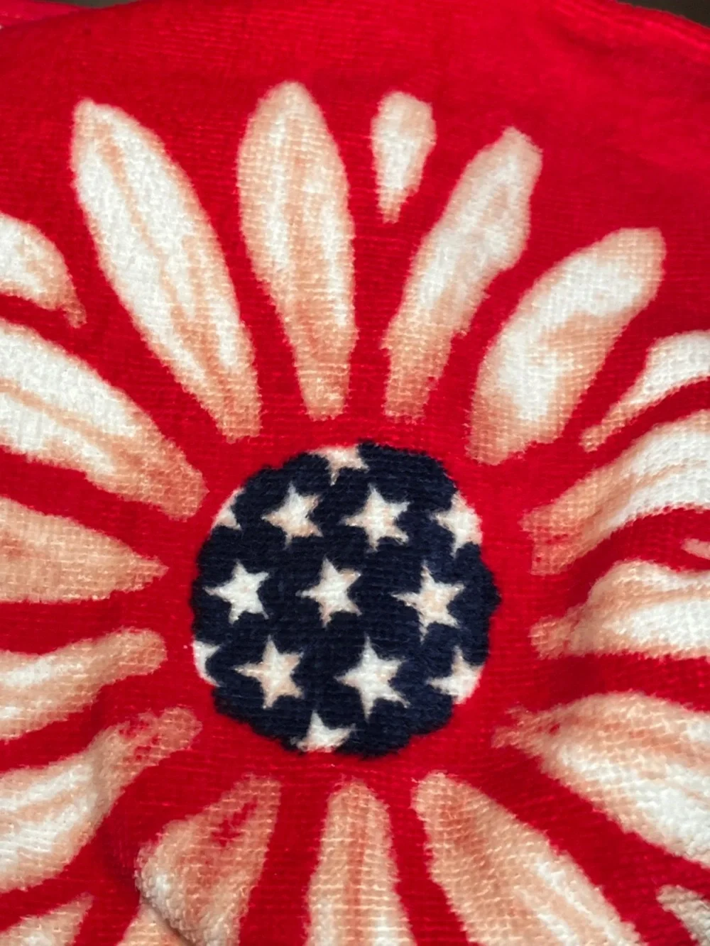 Life is Good Patriotic Floral Beach Towel (Pair)